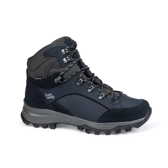 Hanwag Banks Lady GTX női túrabakancs, navy/asphalt 6,5