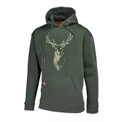Hart Branded-H Hirsch férfi kapucnis pulóver, grün, M