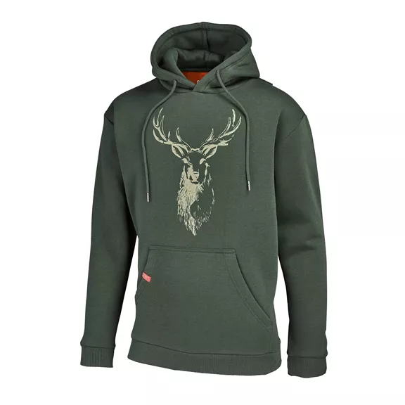 Hart Branded-H Hirsch férfi kapucnis pulóver, grün, M
