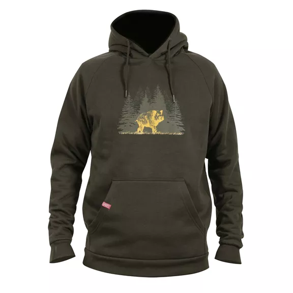 Hart Branded-H Wildboar férfi kapucnis pulóver, grün, S