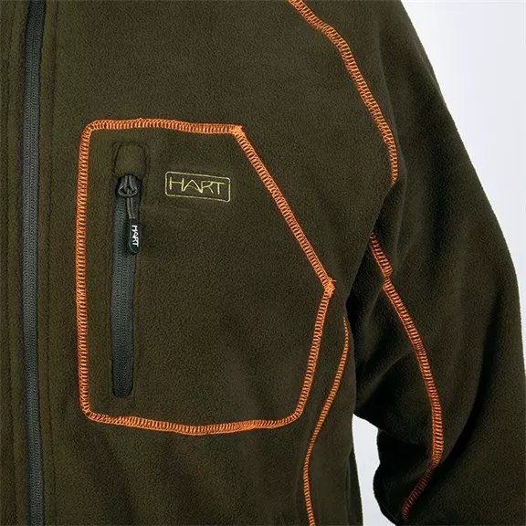 Hart Inliner-Z cipzáros polárfelső, sötétzöld, 3XL Hart Inliner-Z cipzáros polárfelső, sötétzöld, 3XL