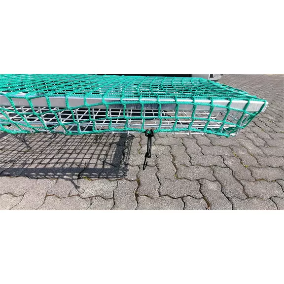 Heck-Pack vadszállító rácshoz rakományrögzító háló, zöld, 100 x 50 cm