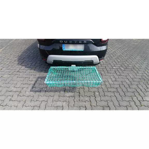 Heck-Pack vadszállító rácshoz rakományrögzító háló, zöld, 120 x 50 cm