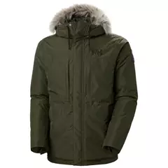 Helly Hansen Coastal 3.0 férfi kapucnis bélelt kabát, utility green, S.