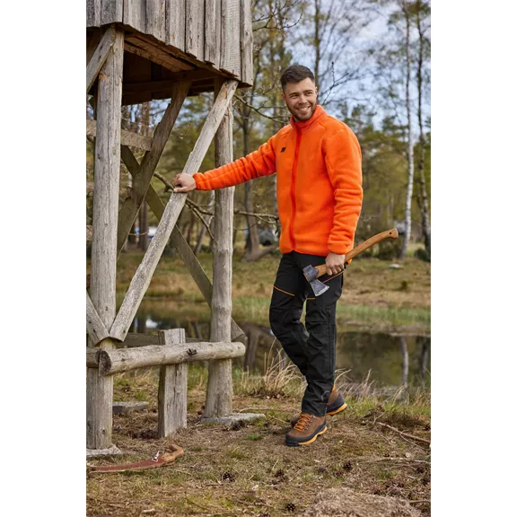 Helly Hansen Heritage férfi polár dzseki, dark orange, XXL