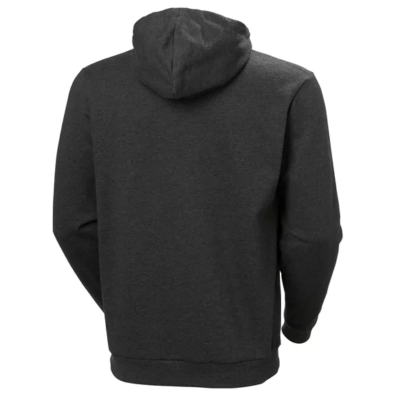 Helly Hansen Hoodie Classic Logo férfi kapucnis pulóver, black melange, S.