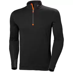 Helly Hansen Lifa Merino galléros felső, fekete, XS