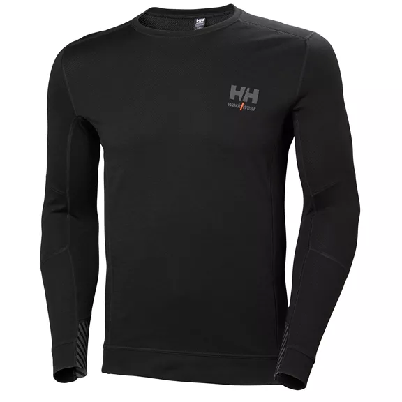 Helly Hansen Lifa Merino hosszú ujjú felső, fekete, S