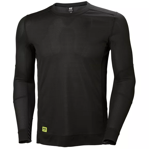 Helly Hansen Lifa hosszú ujjú felső, fekete, XS