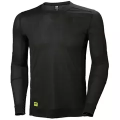 Helly Hansen Lifa hosszú ujjú felső, fekete, XS