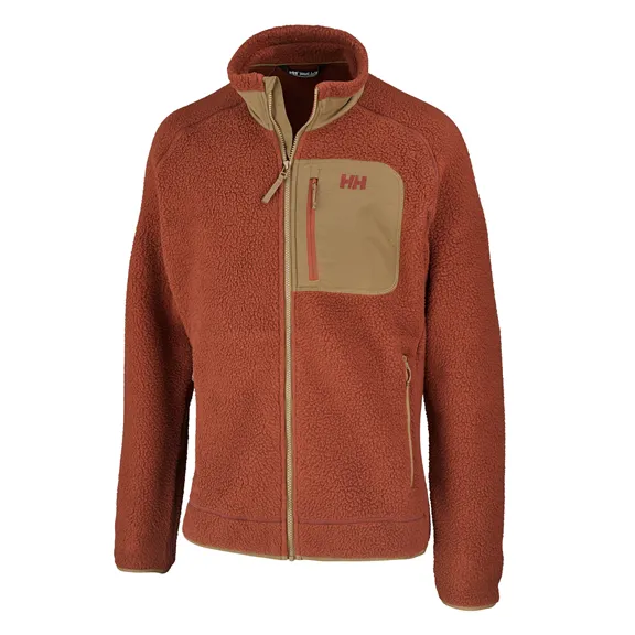 Helly Hansen Panorama Pile Block polárkabát, iron oxide,  XXL.