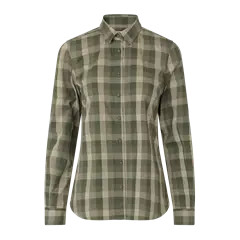 Härkila Akeena női hosszú ujjú kockás ing, Forest Night Check, XL