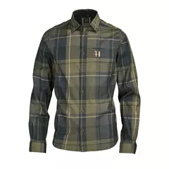 Härkila Akse hosszú ujjú férfi ing, Willow green check, XL