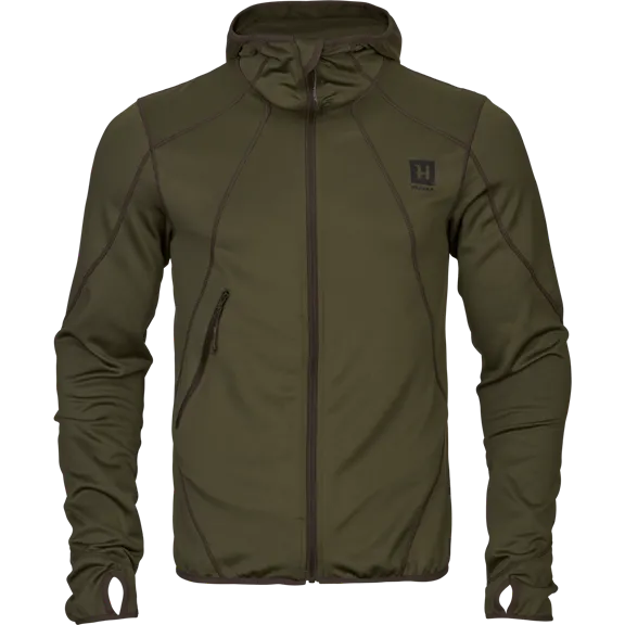 Härkila Deer Stalker full zip férfi fleece, Willow green, XL