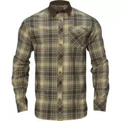 Härkila Driven Hunt flannel hosszú ujjú férfi ing, Light teak check, 3XL