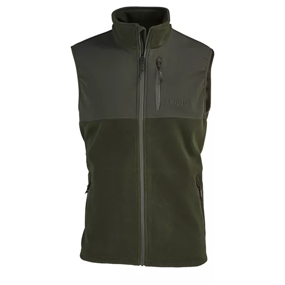 Härkila Fjell férfi fleece mellény, Hunting green/Willow green, M