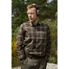 Härkila Fjell férfi hosszú ujjú vadászing, Green check, M