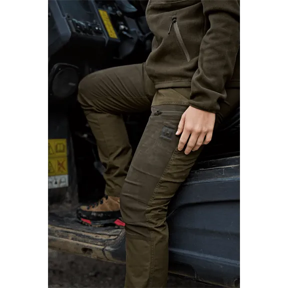 Härkila Fjell női nadrág, Dark olive/Willow green, 44/32"