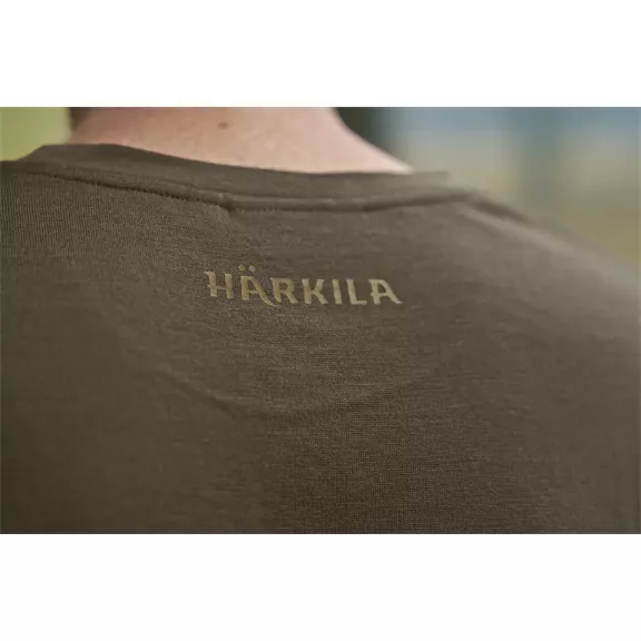 Härkila Game rövid ujjú férfi póló, Willow green stag, 3XL