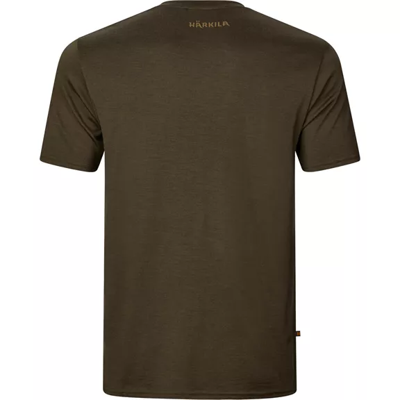 Härkila Game rövid ujjú férfi póló, Willow green stag, 3XL