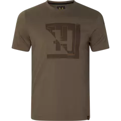 Härkila H-logo férfi póló, Major brown, L