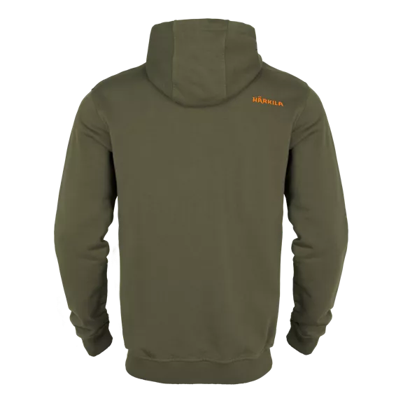 Härkila Identity férfi kapucnis pulóver, Grape leaf/Mandarin orange, 3XL
