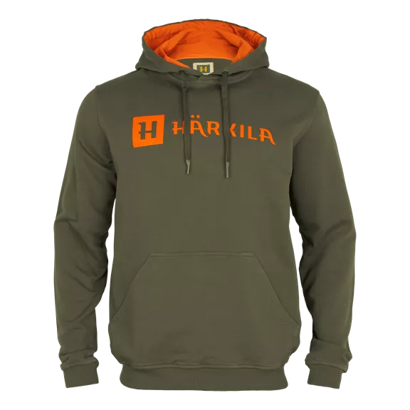 Härkila Identity férfi kapucnis pulóver, Grape leaf/Mandarin orange, XL