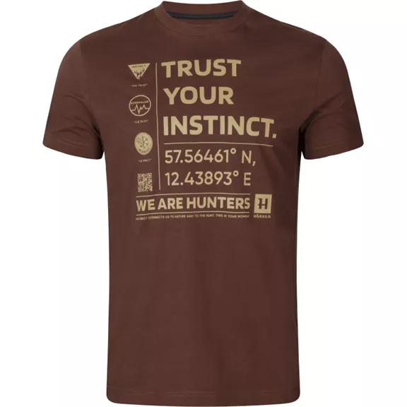 Härkila Instinct férfi póló, Burgundy, S
