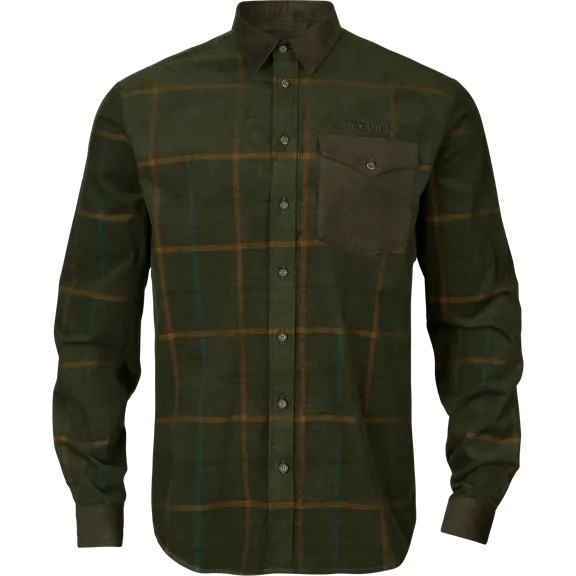 Härkila Kaldfjord hosszú ujjú férfi ing, Willow green check, XXL