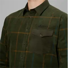 Härkila Kaldfjord hosszú ujjú férfi ing, Willow green check, XXL