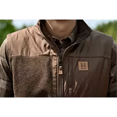 Härkila Kalix fleece férfi mellény, Dark earth, L