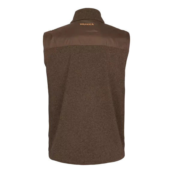 Härkila Kalix fleece férfi mellény, Dark earth, L