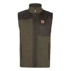 Härkila Kalix fleece férfi mellény, Willow green/Shadow brown, M