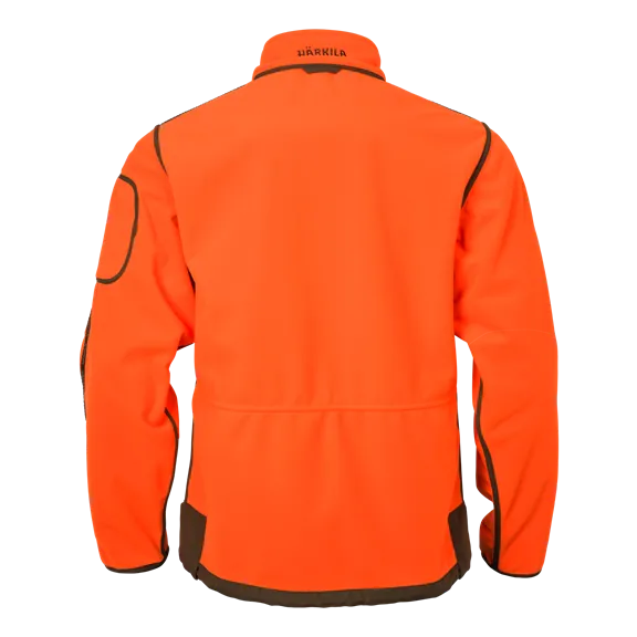 Härkila Kamko Blaze férfi kifordítható polárkabát, Orange Blaze/Willow Green, 5XL