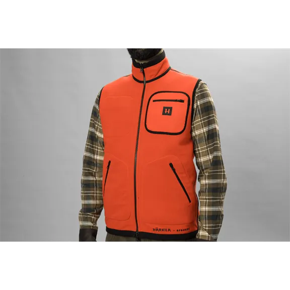 Härkila Kamko Pro Edition kifordítható férfi mellény, AXIS MSP®Limited Edition/Orange, S