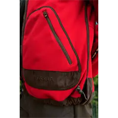 Härkila Kamko Regal férfi kifordítható polárkabát, Red/Brown, M