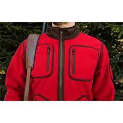 Härkila Kamko Regal férfi kifordítható polárkabát, Red/Brown, XL