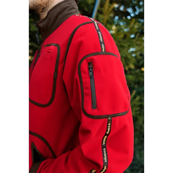 Härkila Kamko Regal férfi kifordítható polárkabát, Red/Brown, XL