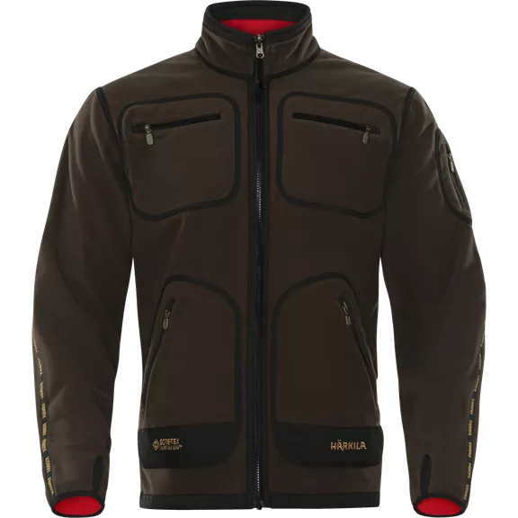 Härkila Kamko férfi fleece, Brown/Red, 3XL