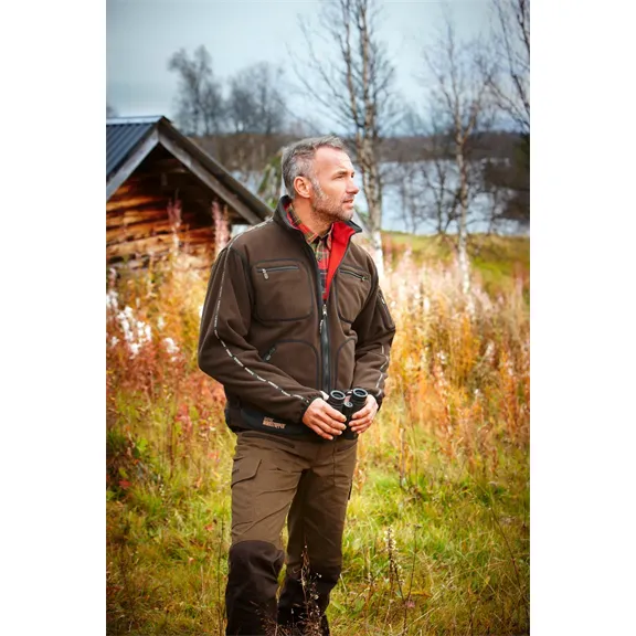Härkila Kamko férfi fleece, Brown/Red, S
