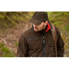 Härkila Kamko férfi fleece, Brown/Red, S