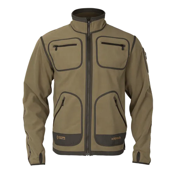 Härkila Kamko férfi fleece, Dark antique bronze/willow green, XXL