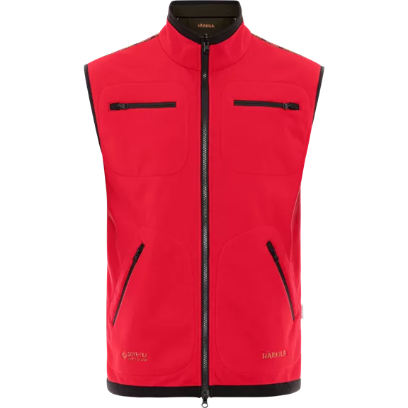 Härkila Kamko fleece férfi mellény, Brown/Red, S