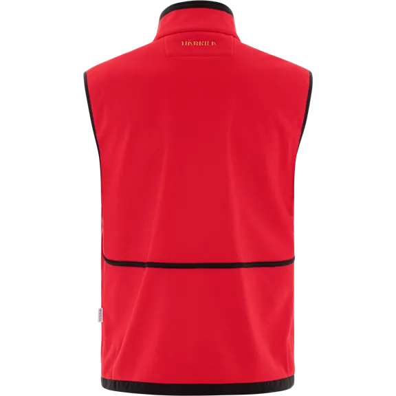 Härkila Kamko fleece férfi mellény, Brown/Red, S