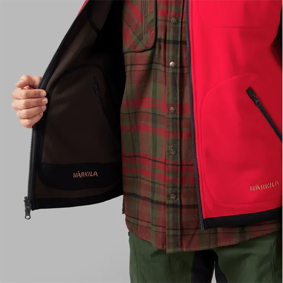 Härkila Kamko fleece férfi mellény, Brown/Red, S