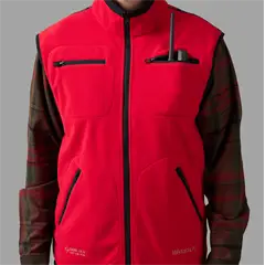 Härkila Kamko fleece férfi mellény, Brown/Red, S