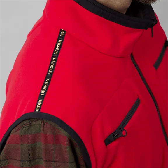 Härkila Kamko fleece férfi mellény, Brown/Red, S