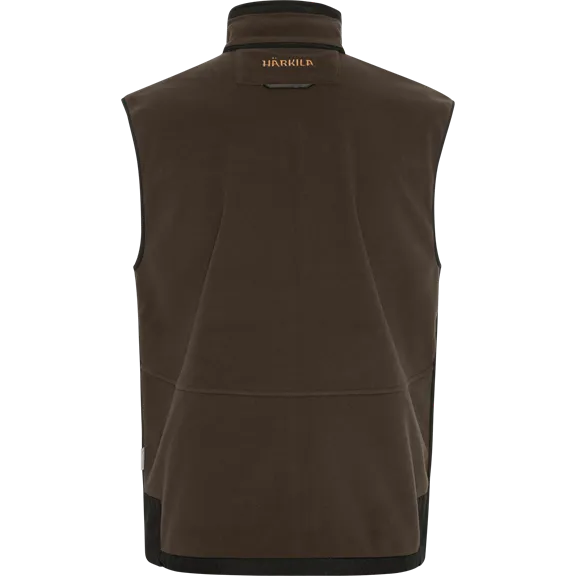 Härkila Kamko fleece férfi mellény, Brown/Red, S