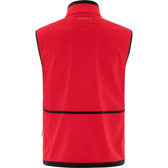 Härkila Kamko fleece férfi mellény, Brown/Red, S