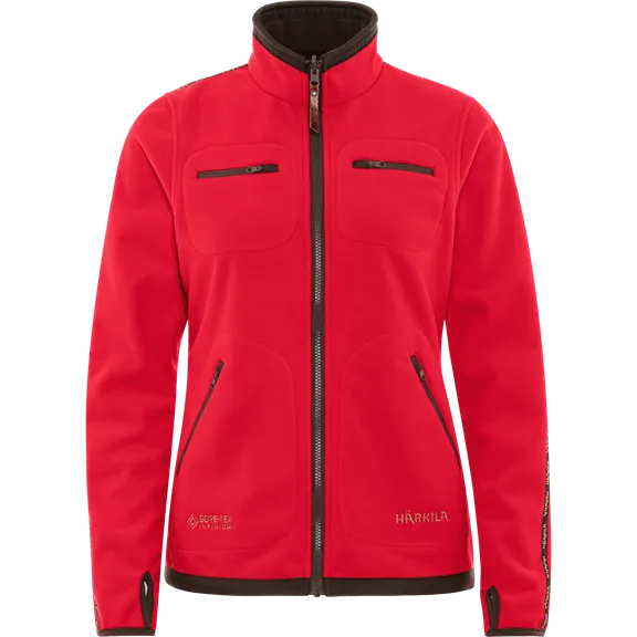Härkila Kamko női fleece, Brown/Red, L
